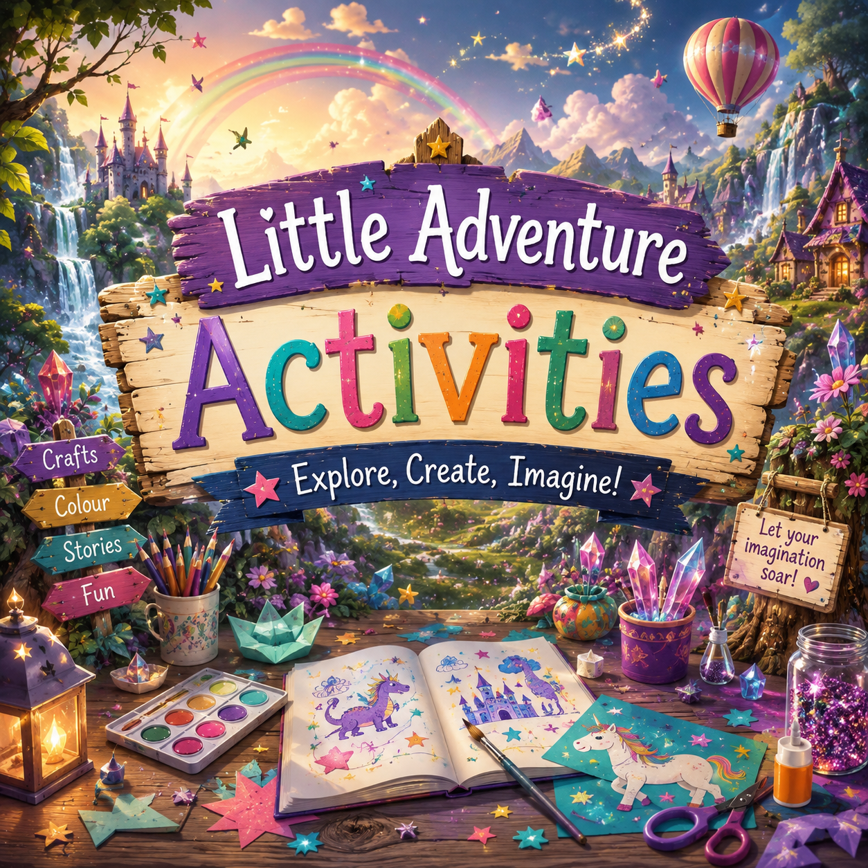 Little Adventure Activities — Explore, Create, Imagine!